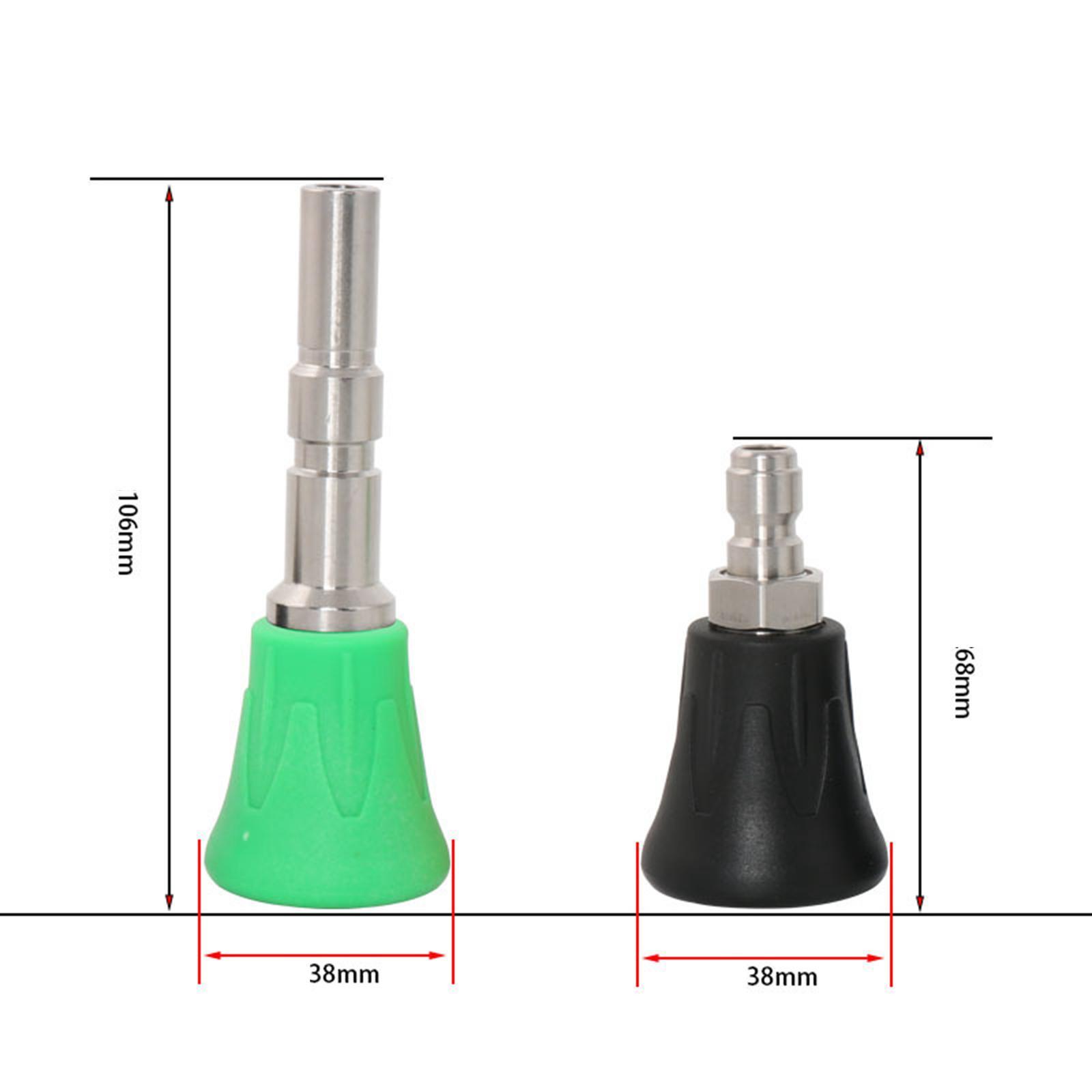 Durable High Pressure Washer Spray Nozzle 1/4" Quick Connect for Deep