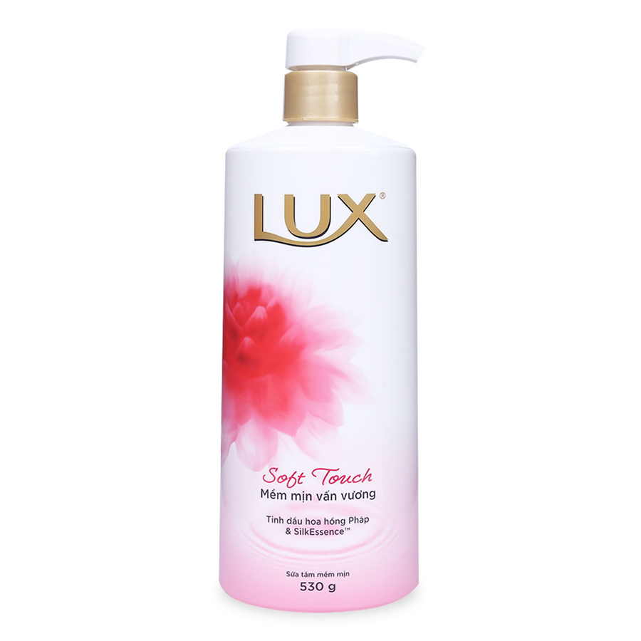 Sữa Tắm Lux Soft Touch Hồng (530g)