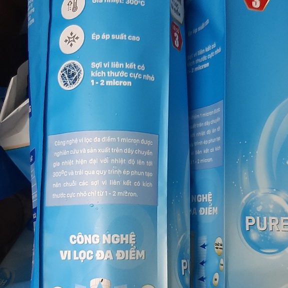 LÕI LỌC 123 KAROFI DÙNG ĐƯỢC CHO TẤT CẢ MÁY LỌC NƯỚC LY LỌC 10IN.