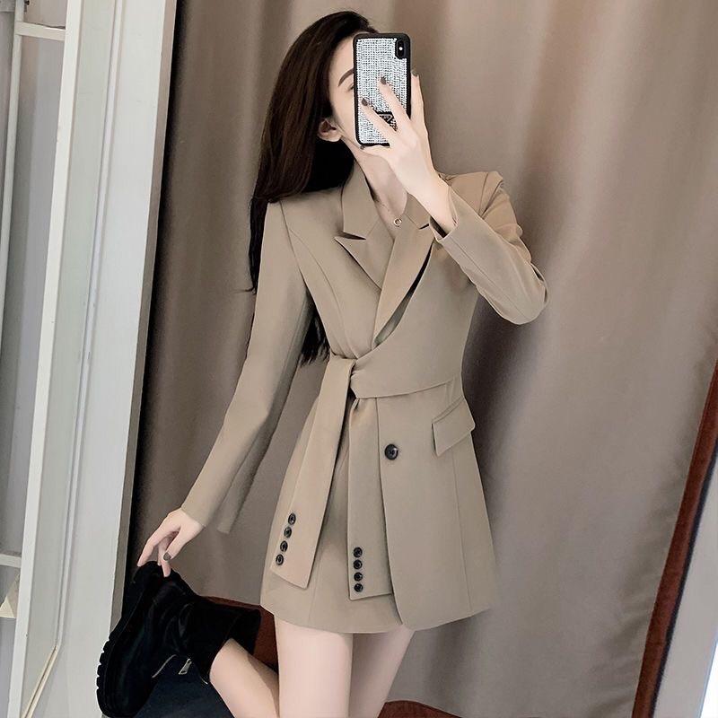 Áo Blazer Nữ Thiết Kế Dáng Dài Phong Cách Hàn Quốc Mẫu Mới Đẹp Mã RB01