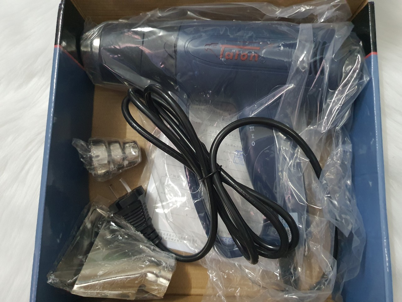 Máy khò nhiệt, máy thổi nóng 2000W Talon TH8623B, hàng xịn chính hãng - Hàng chính hãng