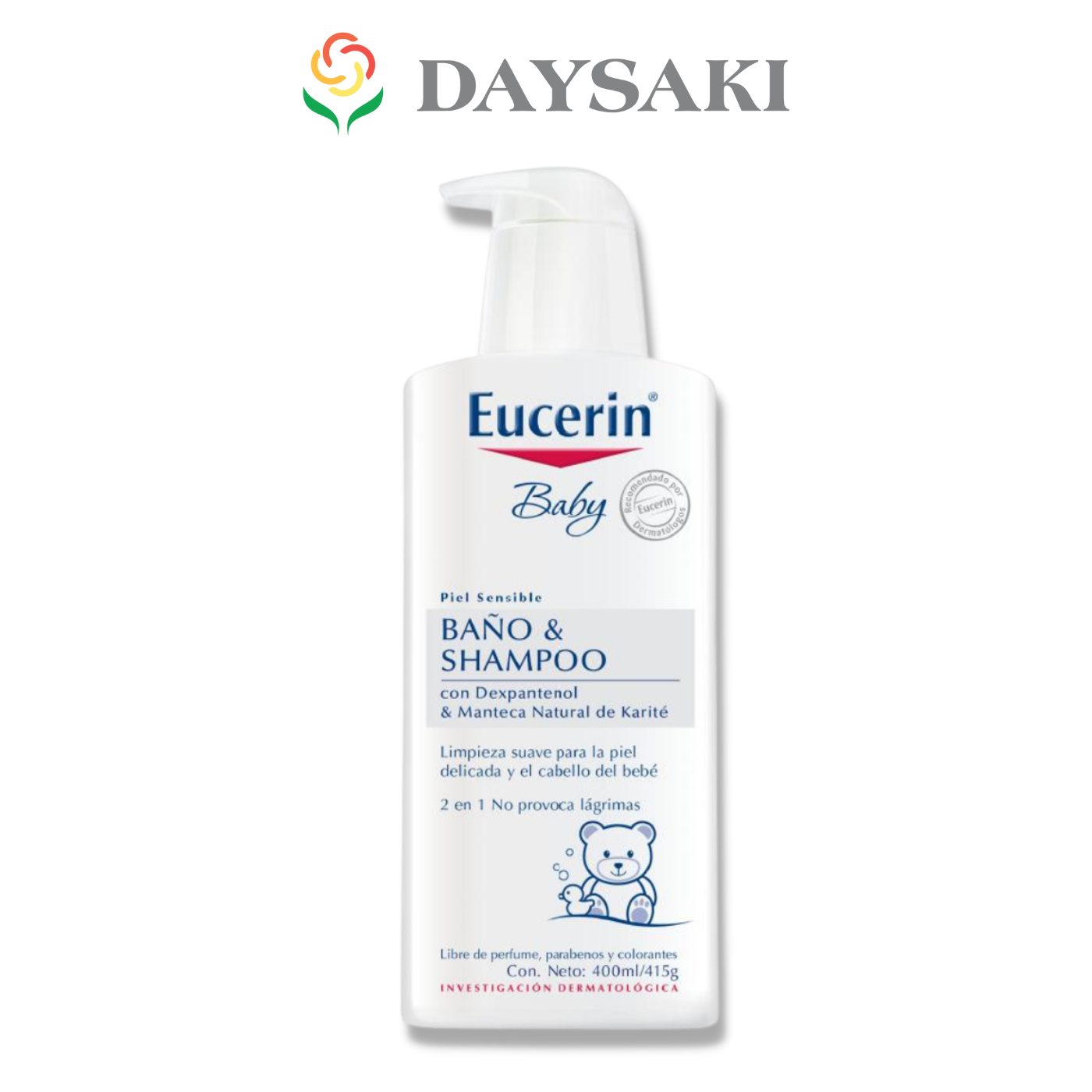 Eucerin Sữa Tắm Gội Dịu Nhẹ Dành Cho Bé pH5 Baby Wash and Shampoo 400ml