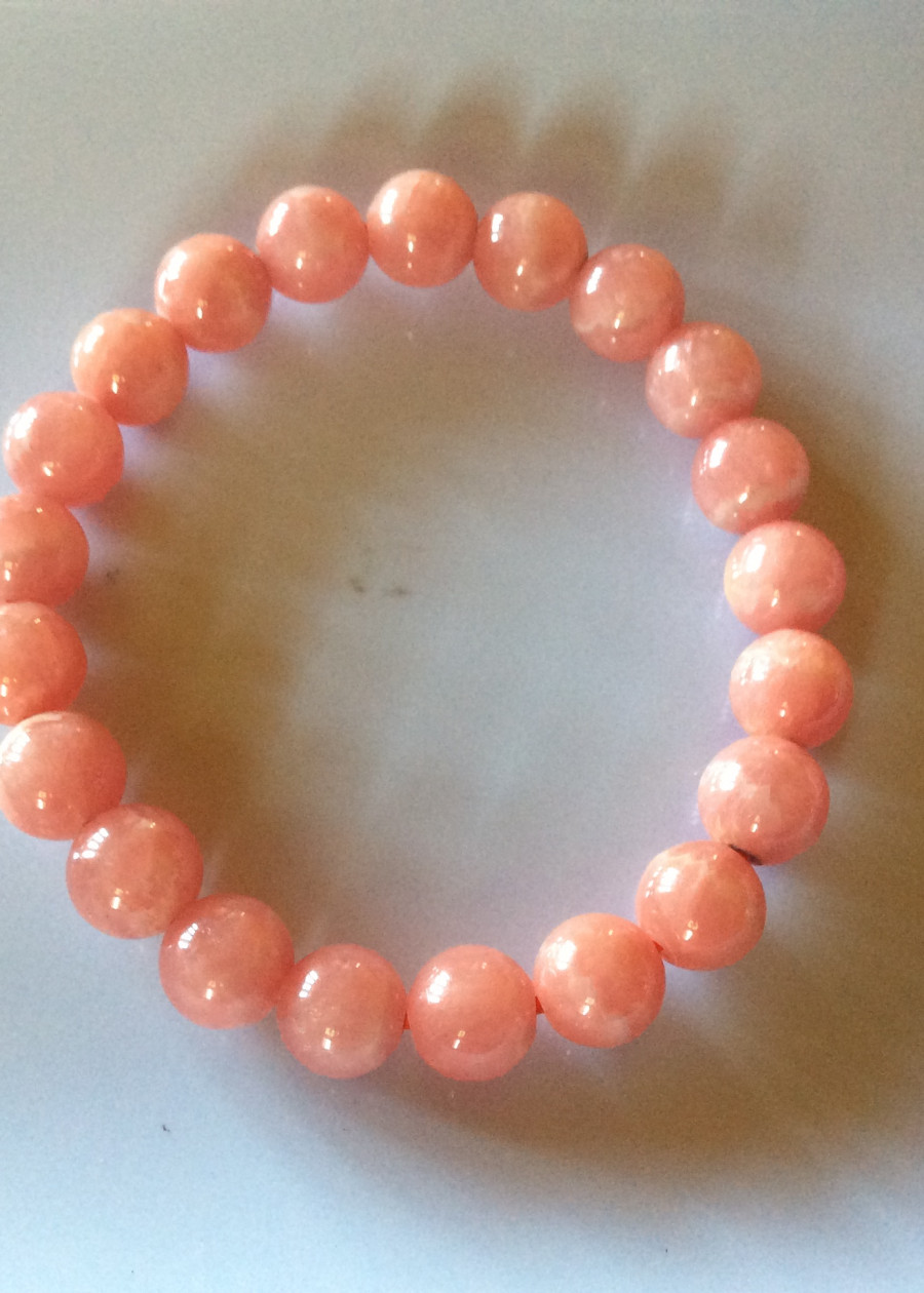 Vòng tay đá Rhodochrosite