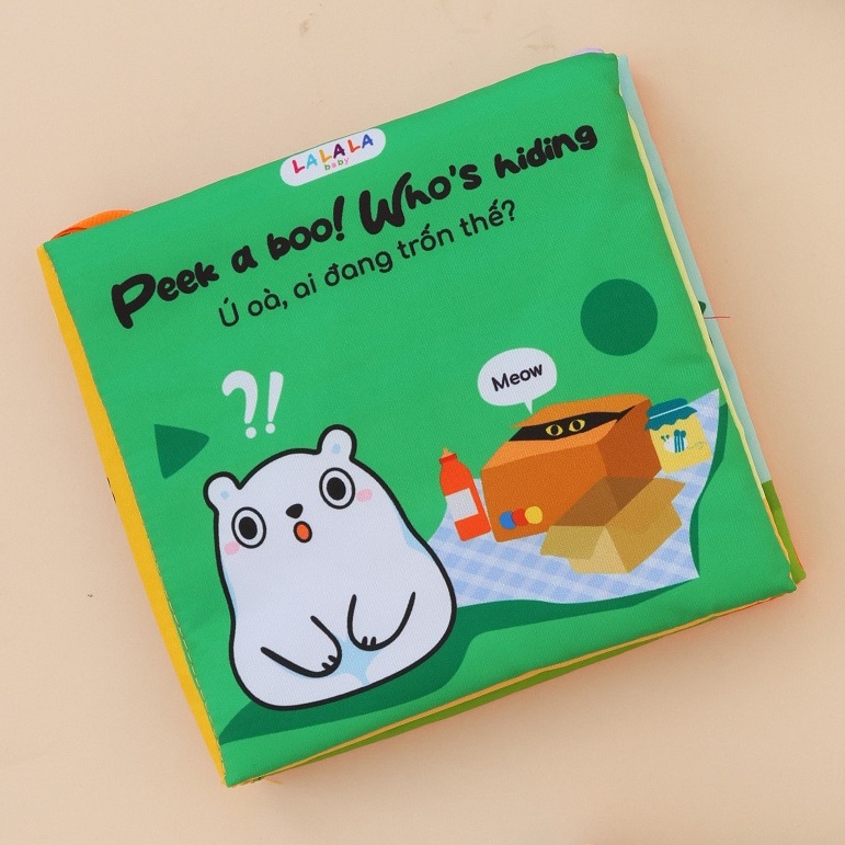 Sách Vải Ehon Giáo Dục Sớm Tương Tác Kích Thích Giác Quan Cho Bé 0-12 Tháng – Lalala Baby