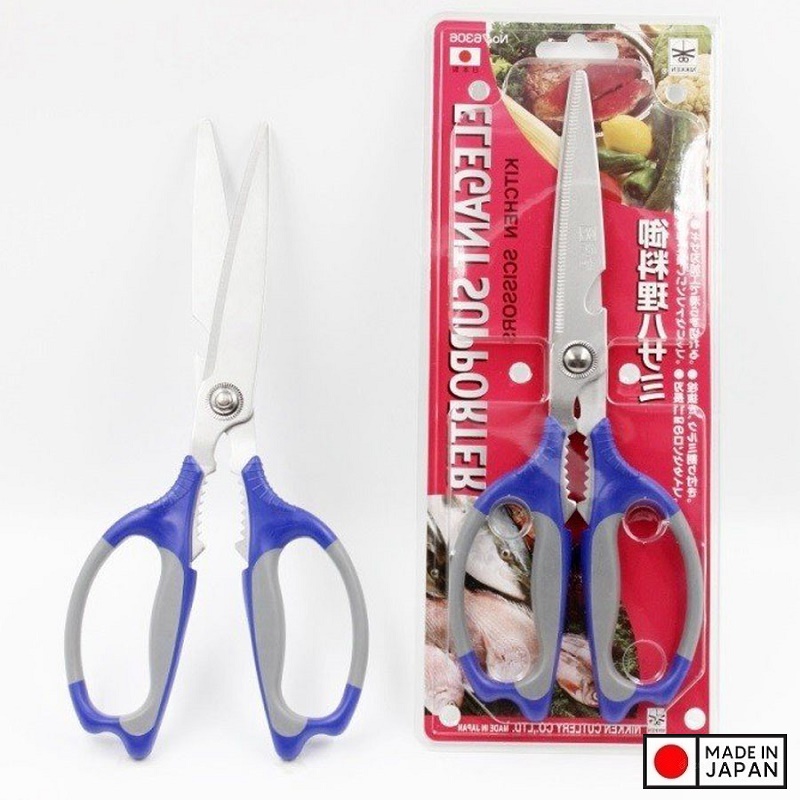 Kéo nhà bếp đa năng cao cấp Nikken Mate #25cm - Hàng nhập khẩu chính hãng (#Made in Japan)