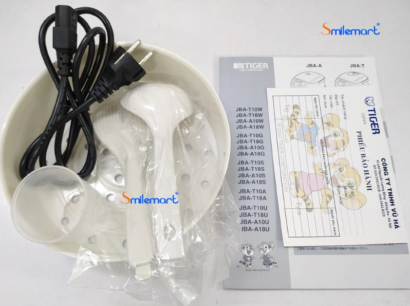 Nồi Cơm Điện Tử Tiger JBA-A10W - 1L - Hàng chính hãng