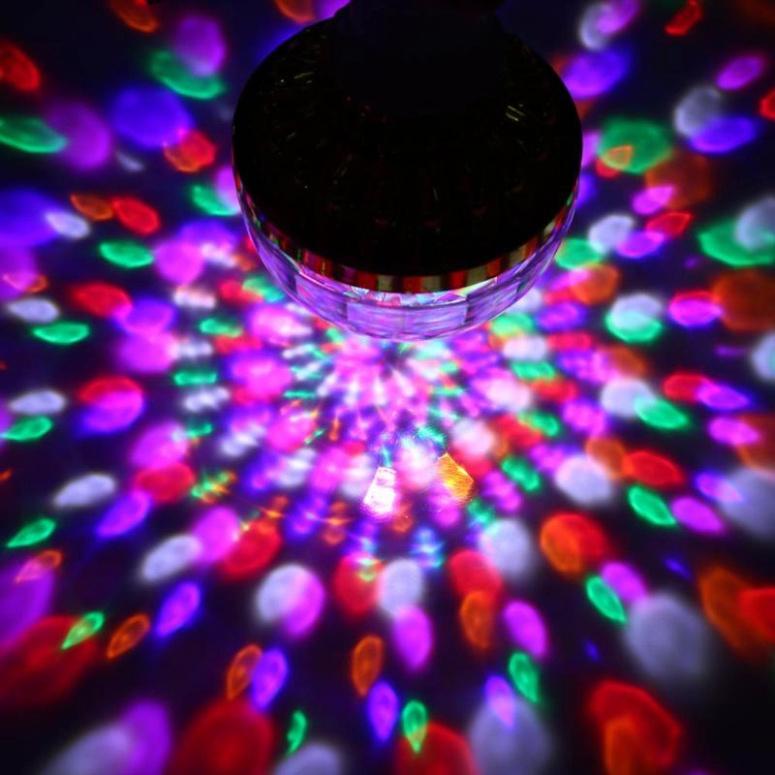 Đèn Sân Khấu Suay tròn Bóng đèn LED RGB Mini xoay được hiệu ứng ánh sáng sân khấu cho Disco DJ ...