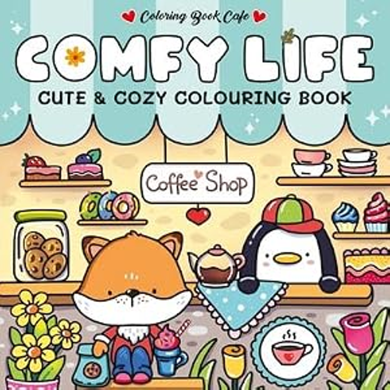 Sách Colouring: Comfy Life