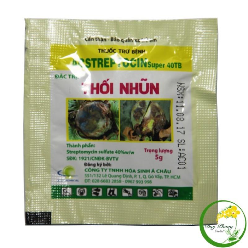 Thuốc trừ bệnh Acstreptocin Super 40TP - Đặc trị thối nhũn, vàng lá - Viên 5g
