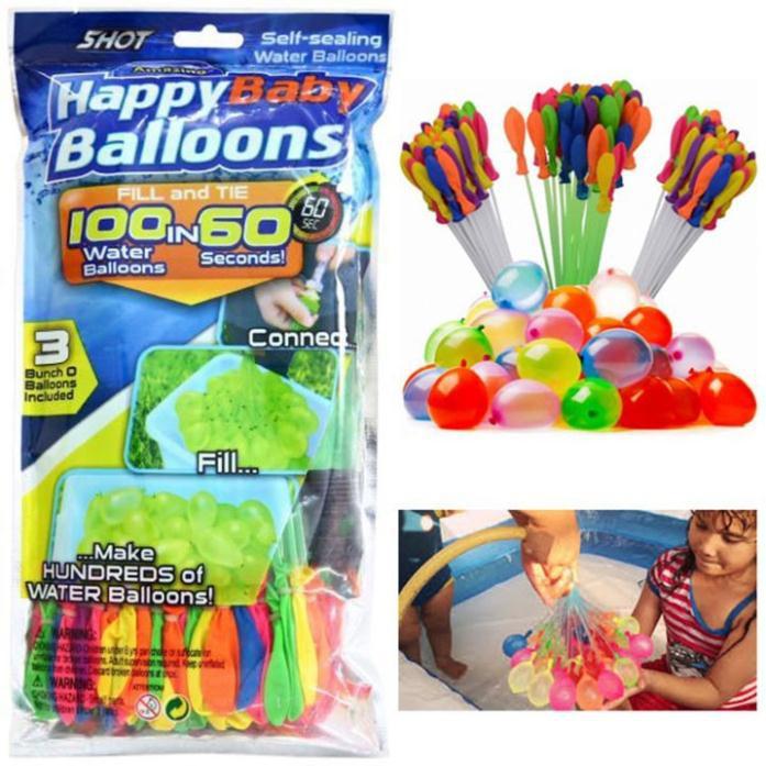 Túi 111 bong bóng nước Magic Balloons nhiều màu