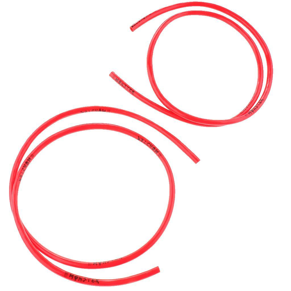 Universal Brake Line Clutch Oil Hose Pipe Fitting for Motorcycle  Red