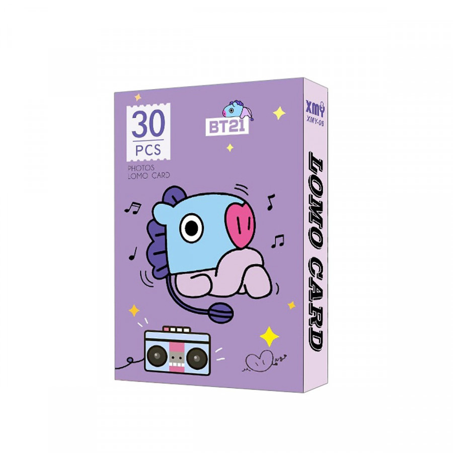 Lomo bt21 ảnh bts card Mang