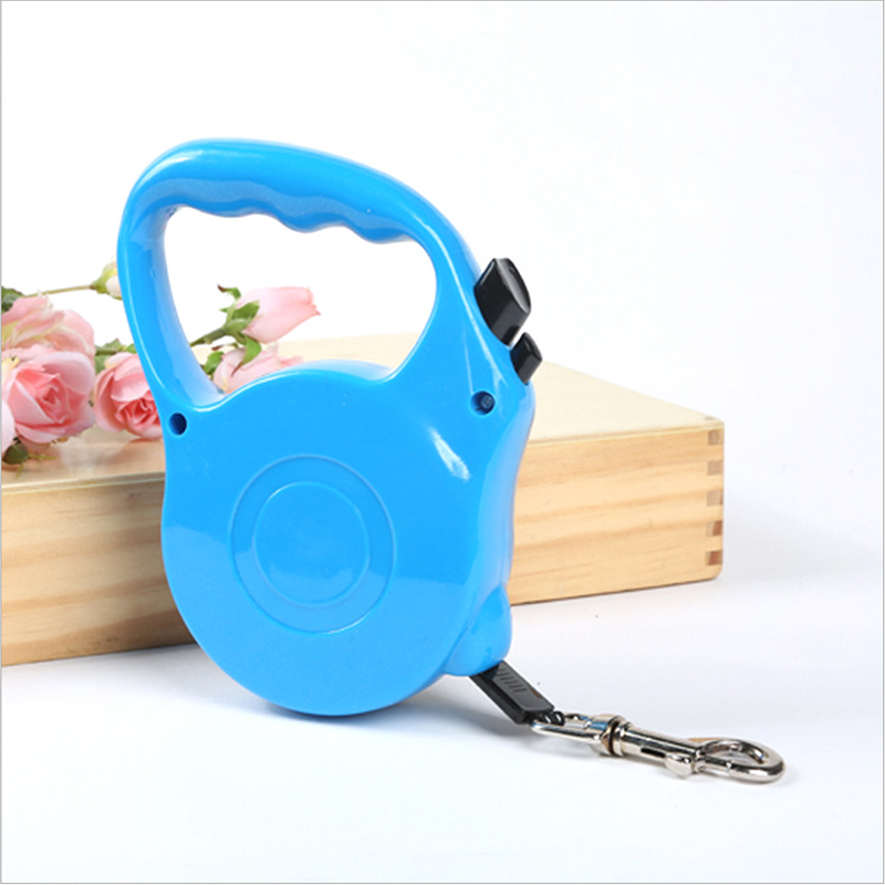 Dây dắt chó đi dạo thông minh tự động QY067, dây rộng 1cm dài 3m