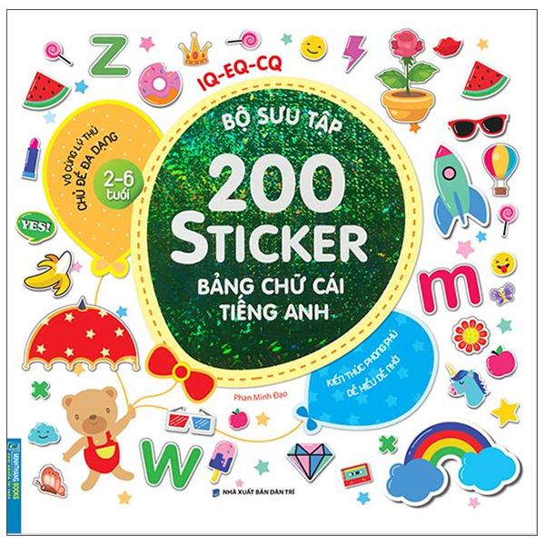 Bộ Sưu Tập 200 Sticker - Bảng Chữ Cái Tiếng Anh