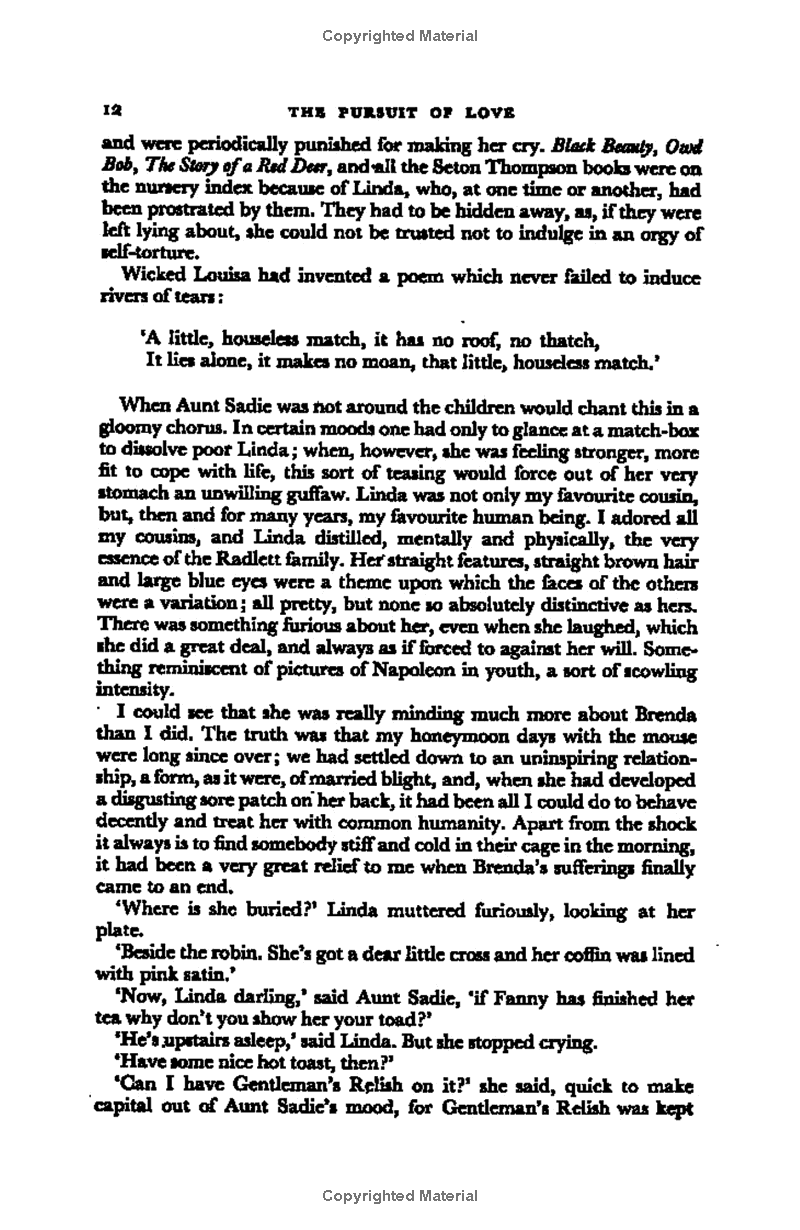 The Pursuit Of Love
