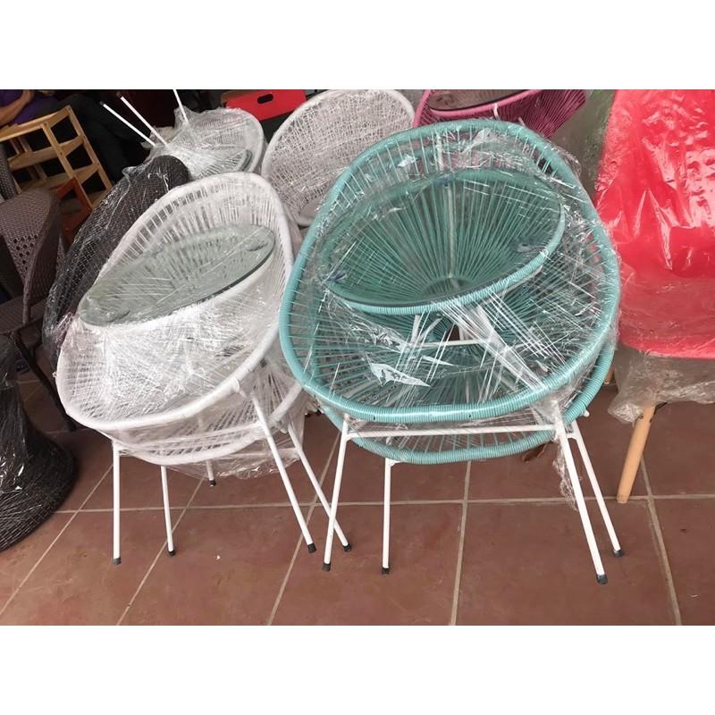 Bộ ghế ban công giả mây giá sỉ g5