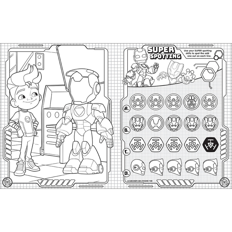 Sách Iron Man And His Awesome Friends - Ultimate Sticker Book