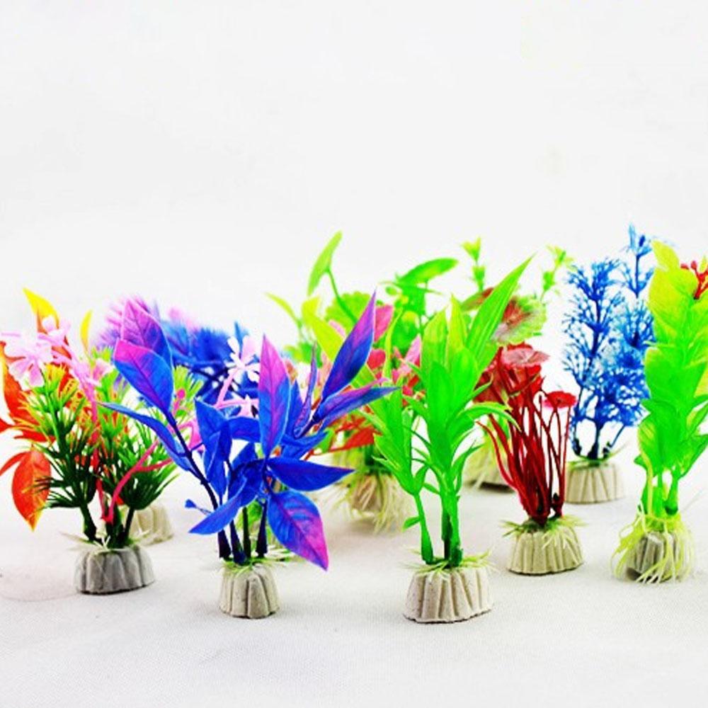 Đồ trang trí bể cá bằng nhựa 10 cái