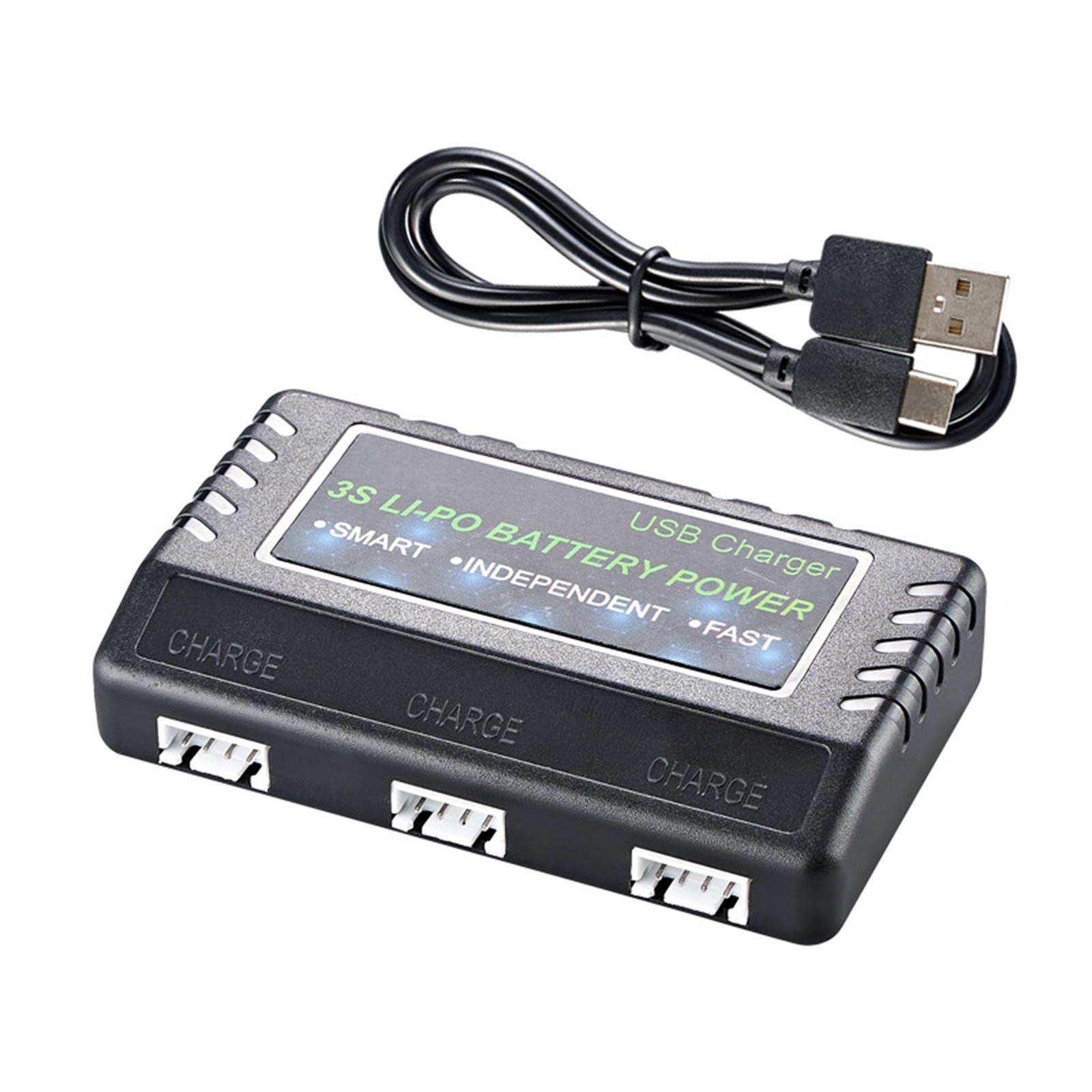 11.1V LI Battery Charger USB  Balancer Charger for 3S Batteris