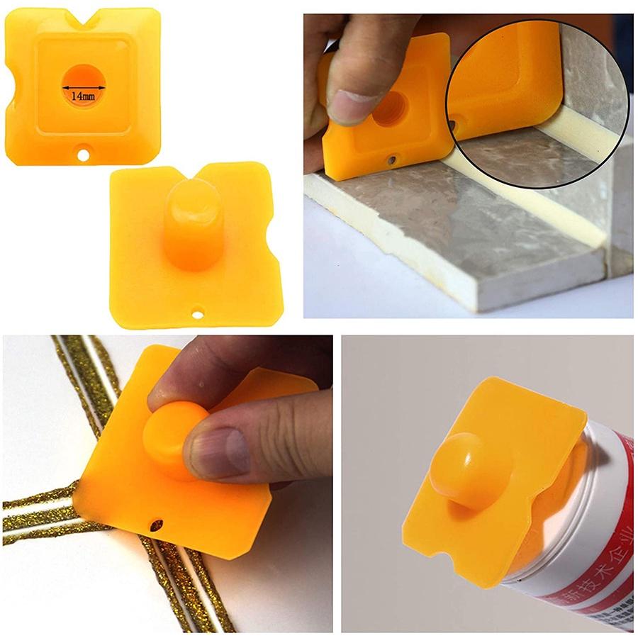 Bộ vòi đi keo silicon 5 chi tiết kiêm miết mạch và cạo keo cũ