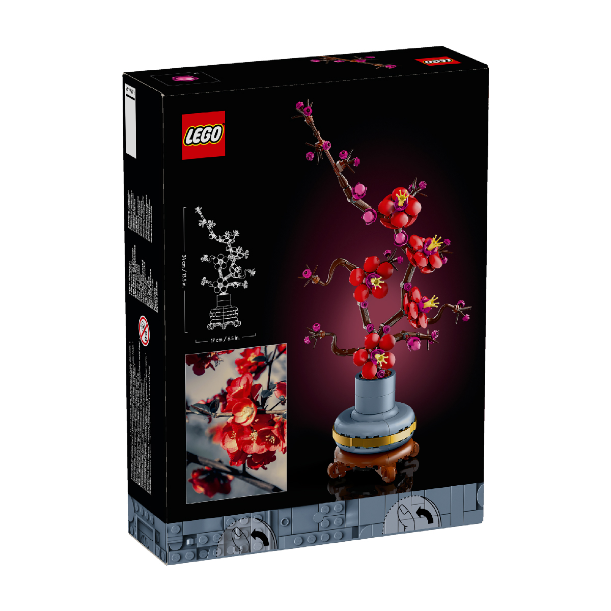 LEGO ADULTS 10369 Đồ Chơi Lắp Ráp Chậu Hoa Đào (327 Chi Tiết)