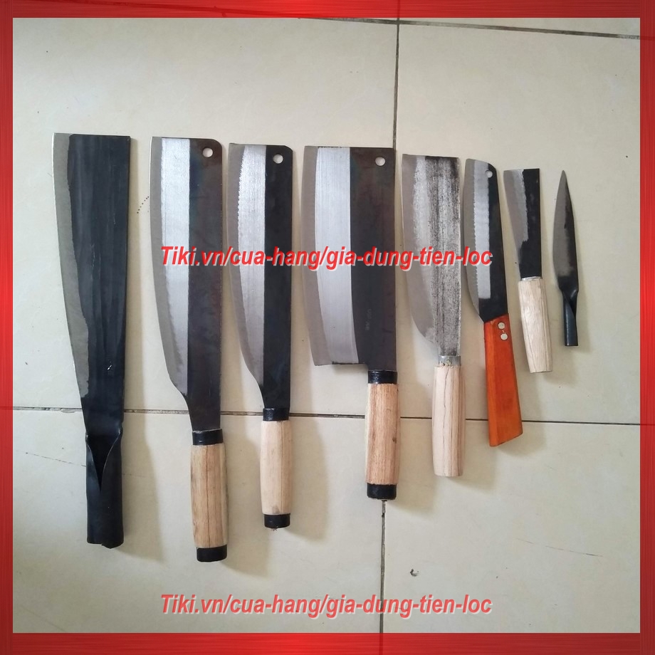 Bộ dao 8 món tông sắt