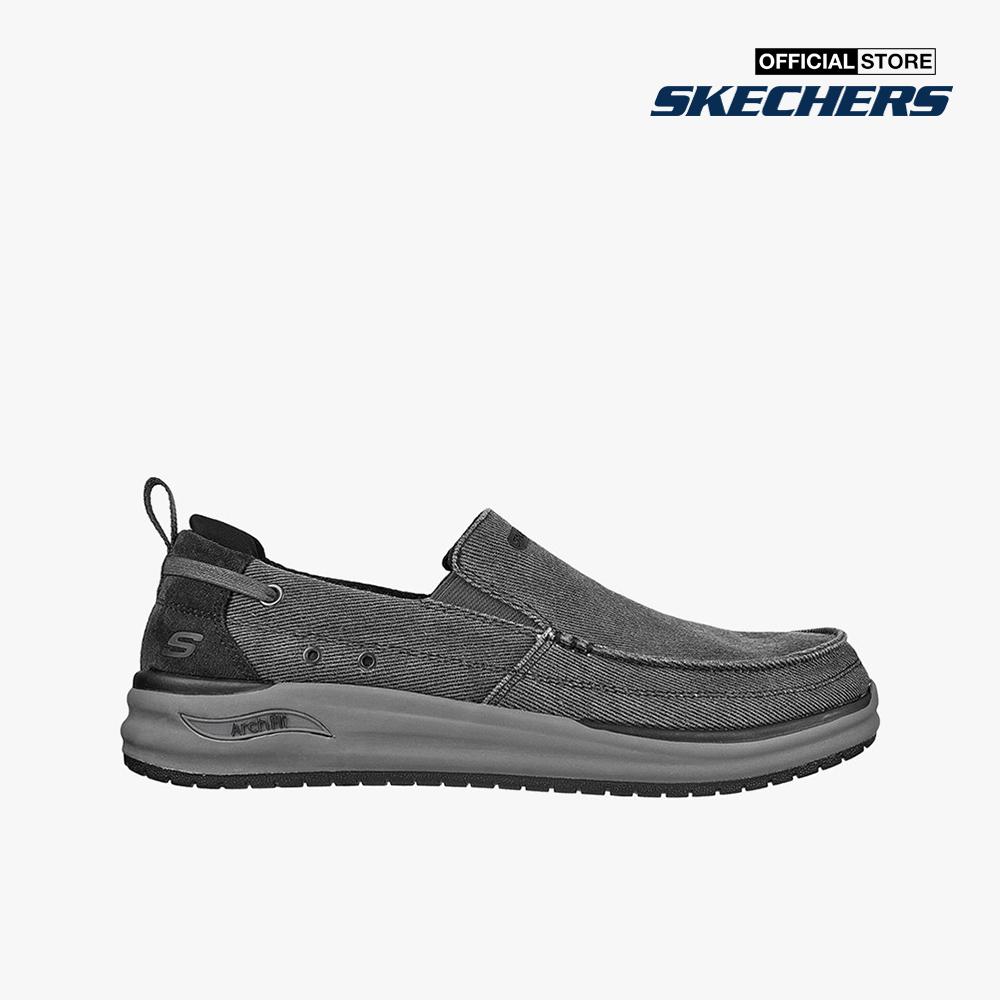 SKECHERS - Giày slip on nam Relaxed Fit 204605