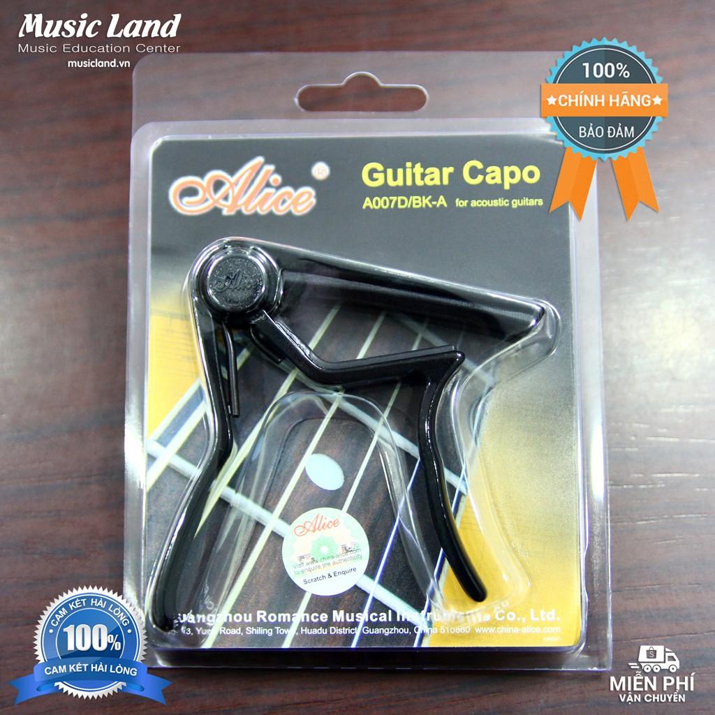 Capo Đàn Guitar Acoustic Alice A007D/BK-A - Hàng Chính Hãng