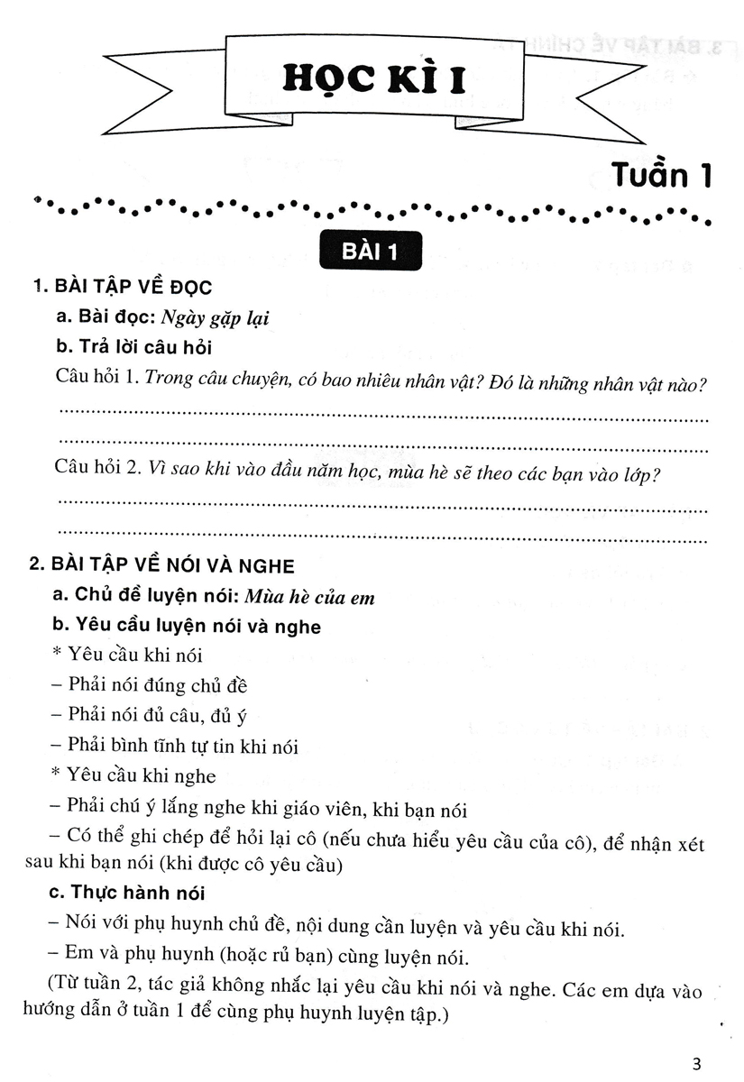 Sách tham khảo- Vở Ôn Tập Cuối Tuần Tiếng Việt Lớp 3 _HA
