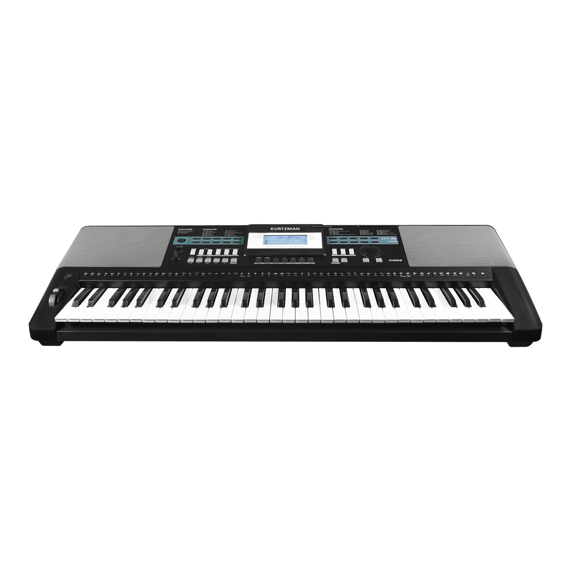 Đàn Organ điện tử/ Portable Keyboard - Kzm Kurtzman K300S - Accompaniment Keyboard - Màu đen (BL) - Hàng chính hãng