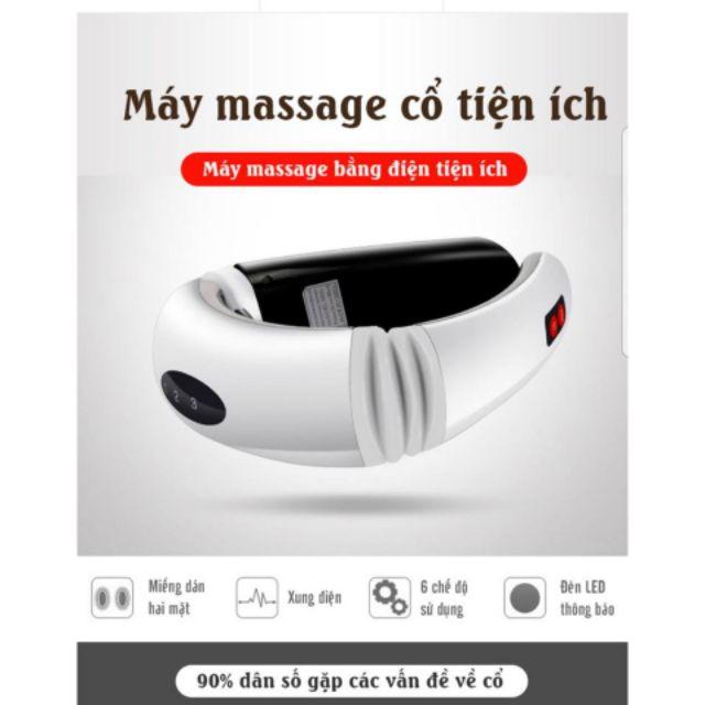 Máy massage cổ 3D cảm ứng xung điện từ KL-5830