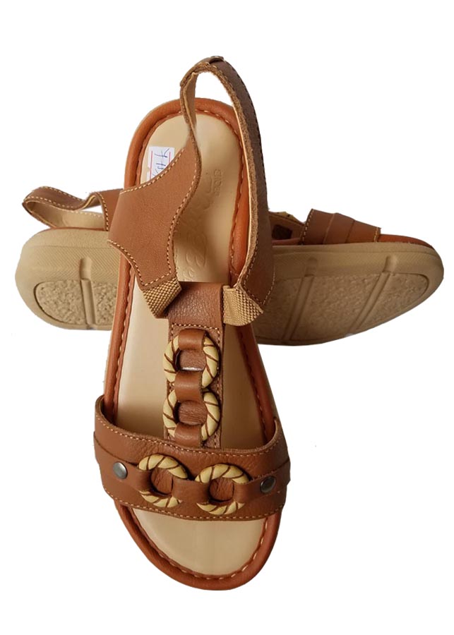 Giày Sandal Nữ BIGGBEN Da Bò Thật SDN0399