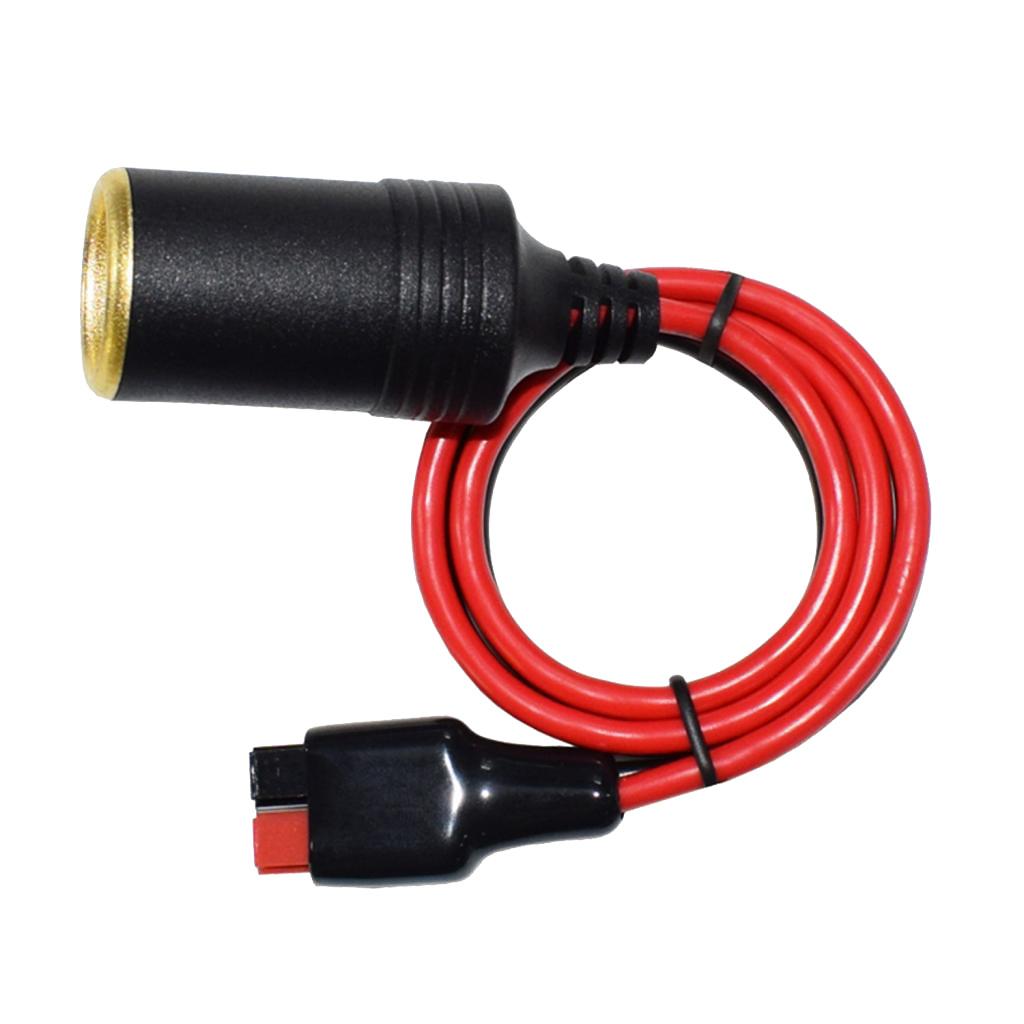 Power  Lighter Socket Plug Connector with Power Cable 50cm 360W 30A
