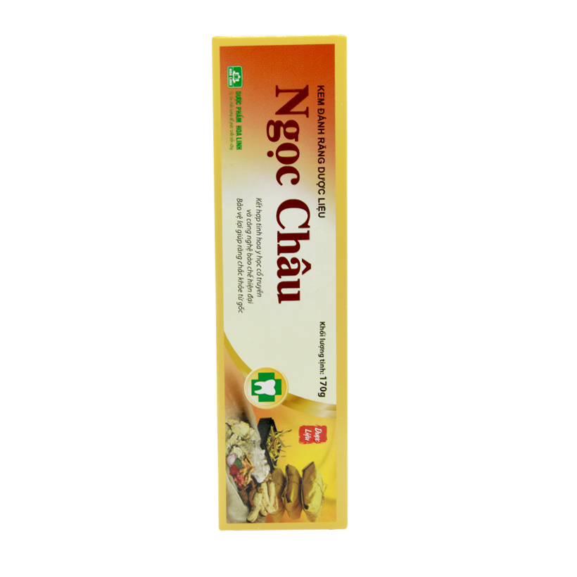 Kem đánh răng dược liệu Ngọc Châu truyền thống 170g