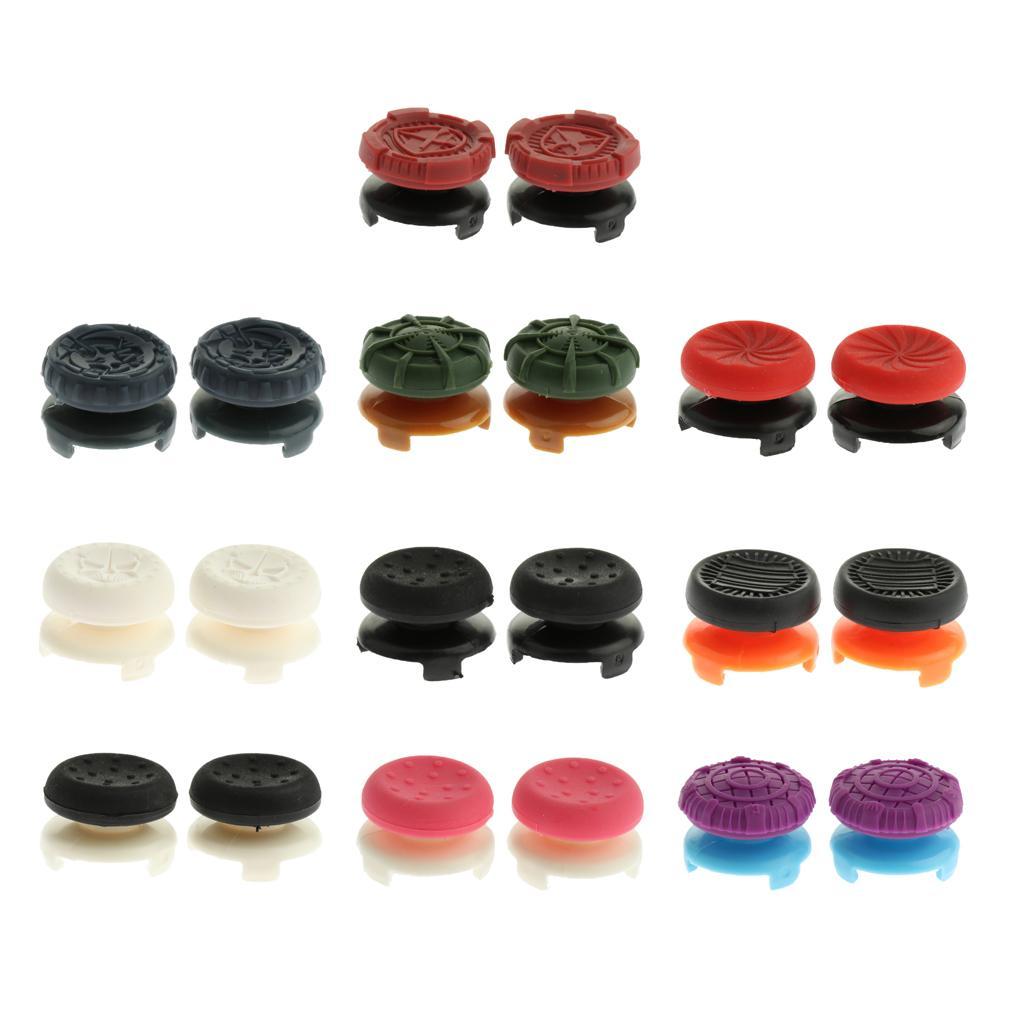 2pcs Thumb Stick Grip Caps Extender for Sony PS4/PS4 slim/PS4 Pro Controller