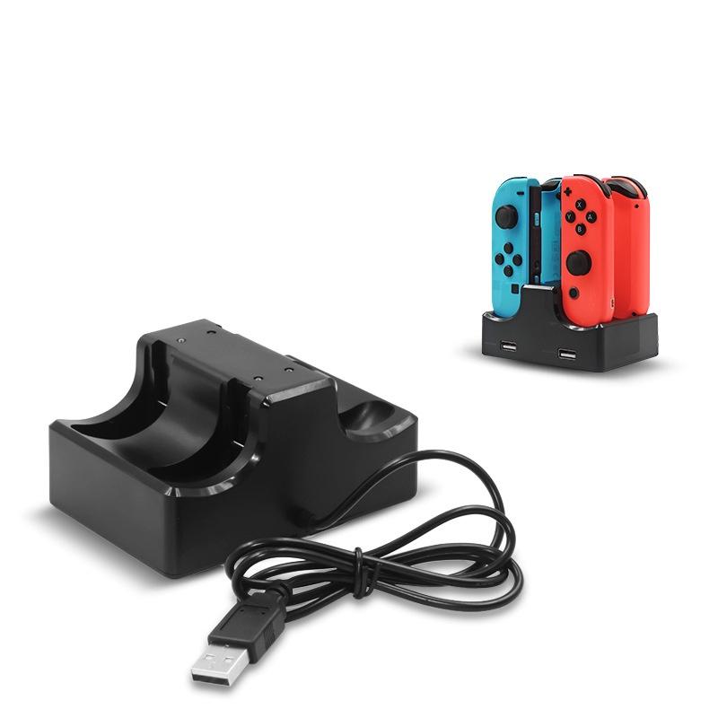 Đế Sạc Bốn Trong Một Cho Tay Cầm Chơi Game Nintendo switch Trái Phải