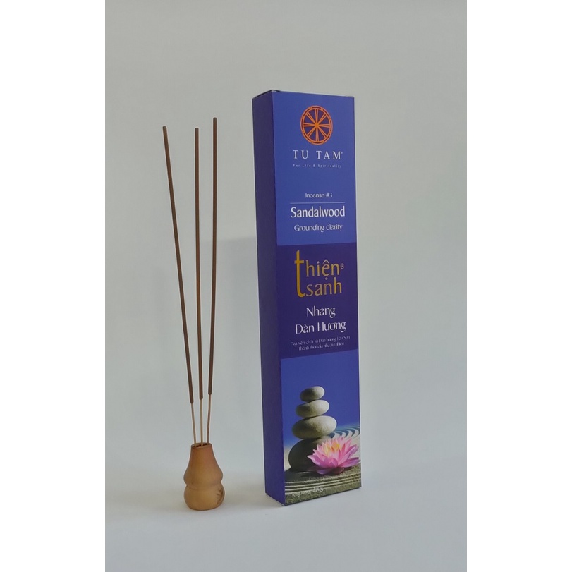 Nhang Đàn Hương Lão Sơn Thiện Sanh Mùi Thơm Mạnh Mẽ Tinh Khiết, Dài 30cm 250g
