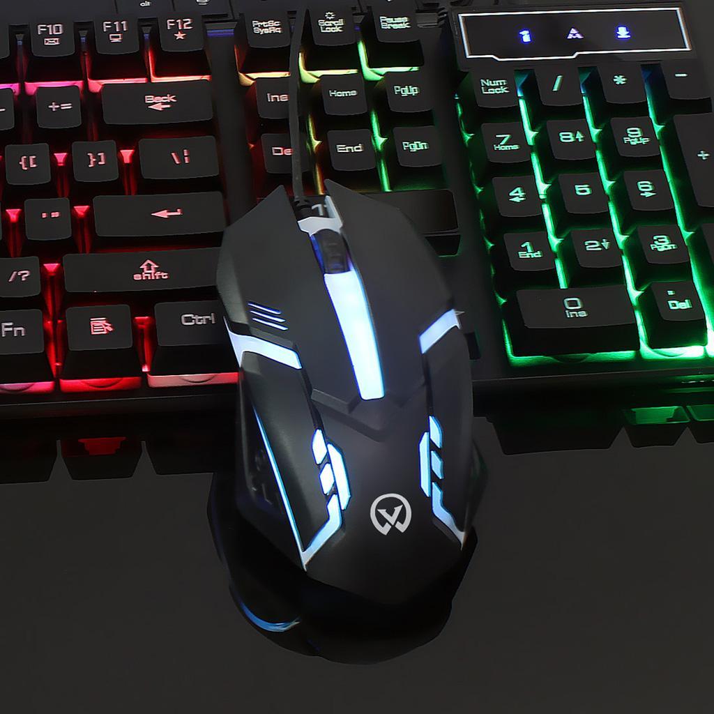 4 Buttons USB Wired LED 2400 DPI Laptop PC Optical Mice Gaming Mouse Mice