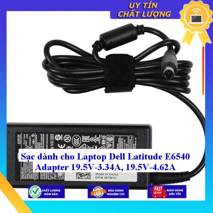 Sạc dùng cho Laptop Dell Latitude E6540 Adapter 19.5V-3.34A 19.5V-4.62A - Hàng Nhập Khẩu New Seal