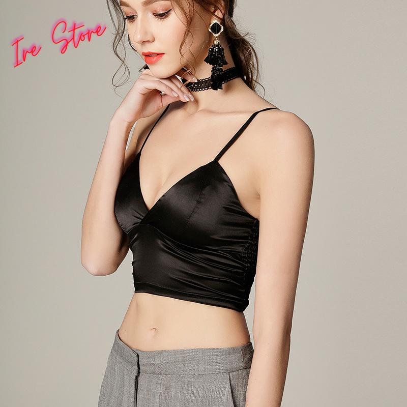 Lọai đẹp - Áo Bra Satin phi bóng bản to móc cài sau lưng