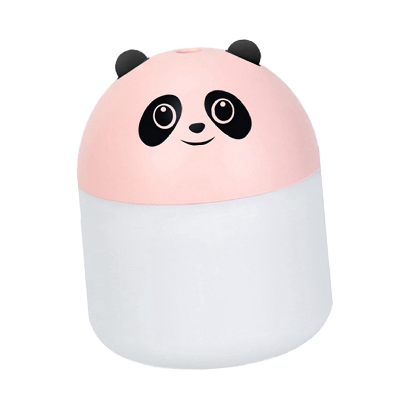 Small Air Humidifier Mist Diffuser 250ml with Night Light for Baby Bedroom white