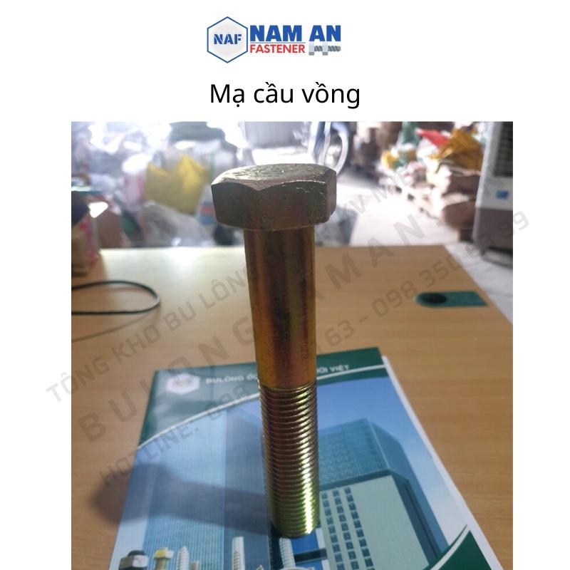 Bulong M24 cấp bền 8.8, bu lông lục giác M24, bu lông 8.8, đường kính 24mm, độ dài: 70 -> 150 mm