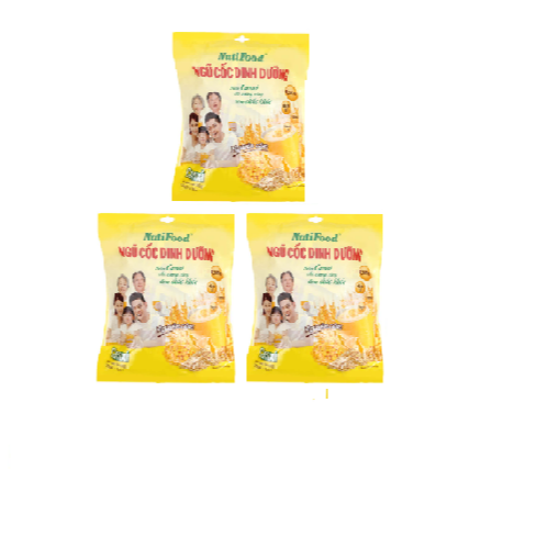 COMBO 04 bịch ngũ cốc Canxi Nutifood giúp xương chắc khỏe, dáng eo thon thích hợp cho cả gia đình-Tặng khăn mềm mịn
