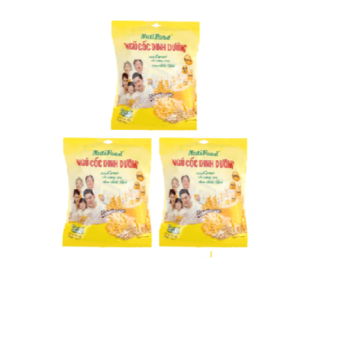 COMBO 04 bịch ngũ cốc Canxi (500G)Nutifood giúp xương chắc khỏe, dáng eo thon thích hợp cho cả gia đình-Tặng khăn mềm mịn