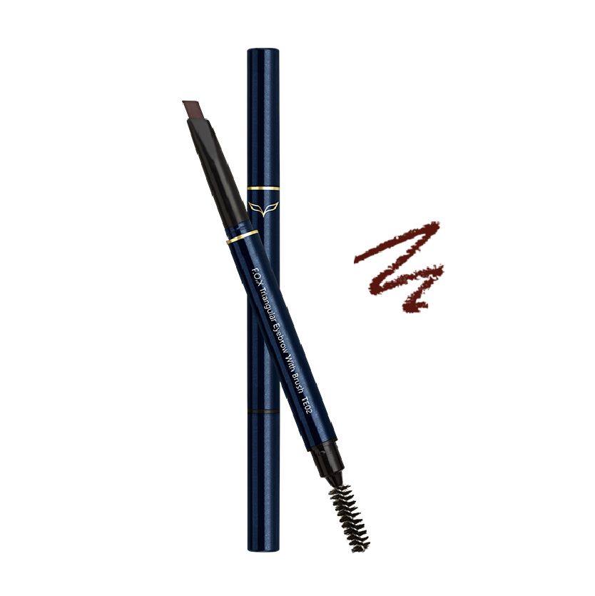 Chì Kẻ Mày FOX  Đầu Tam Giác ( Kèm ngòi ) Triangular Eyebrow With Mascara Brush 0.25g