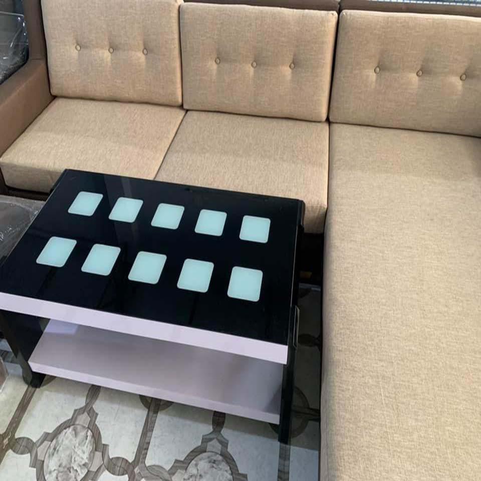Ghế sofa phòng khách góc chữ L bọc vải