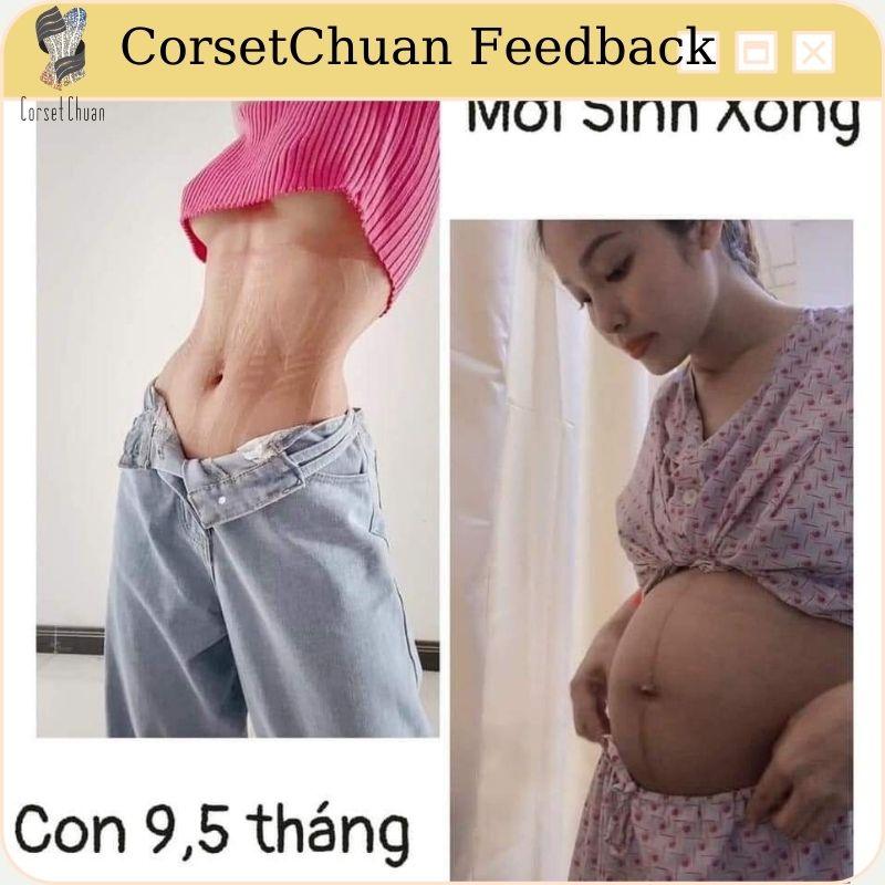 Đai Nịt Bụng Latex Corset Chuẩn Chính Hãng Hy Lạp (Màu đen) -Tặng ngay 1 áo liner 100k