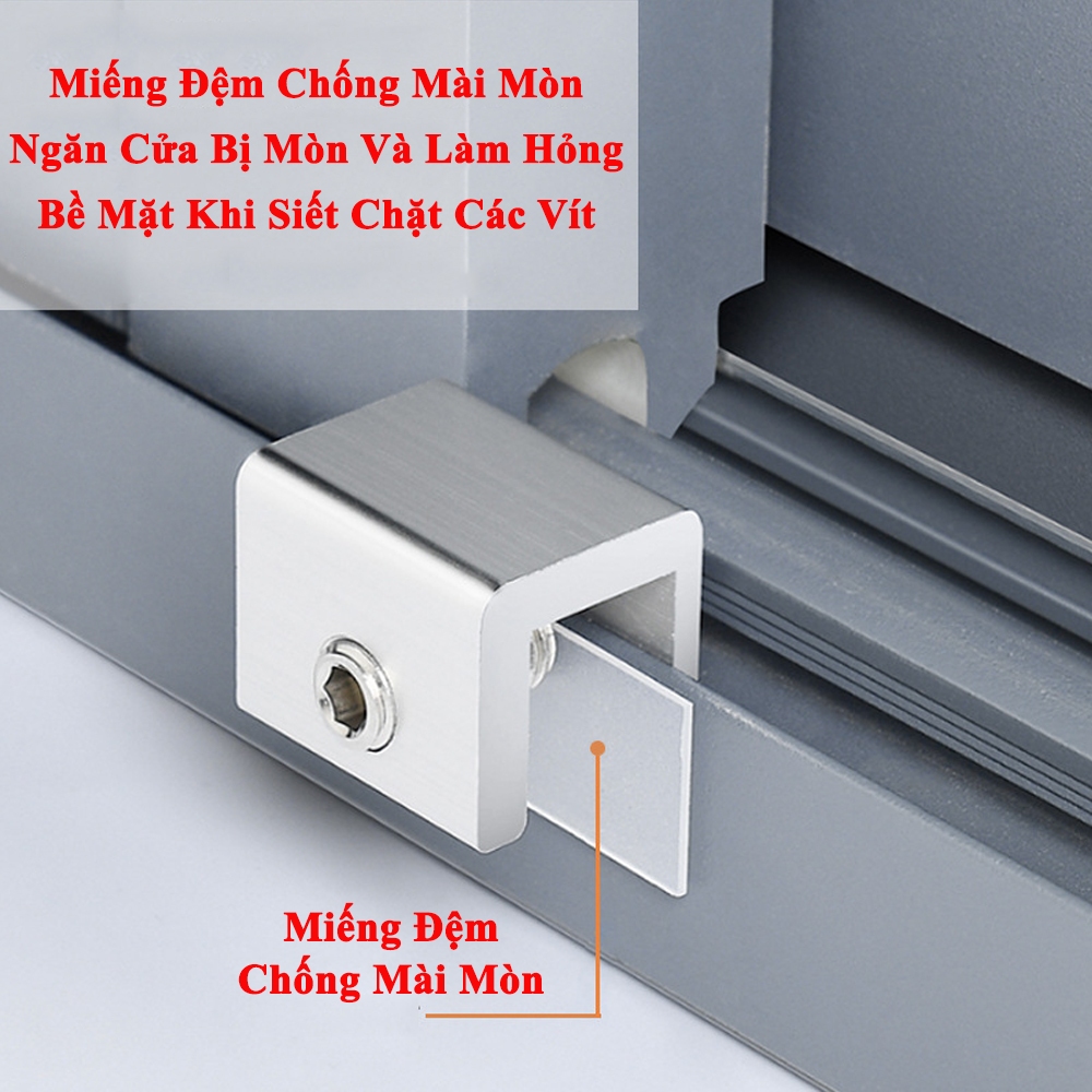 Chốt Khóa Chặn Cửa Lùa, Cửa Kéo KUNBE An Toàn Tiện Dụng