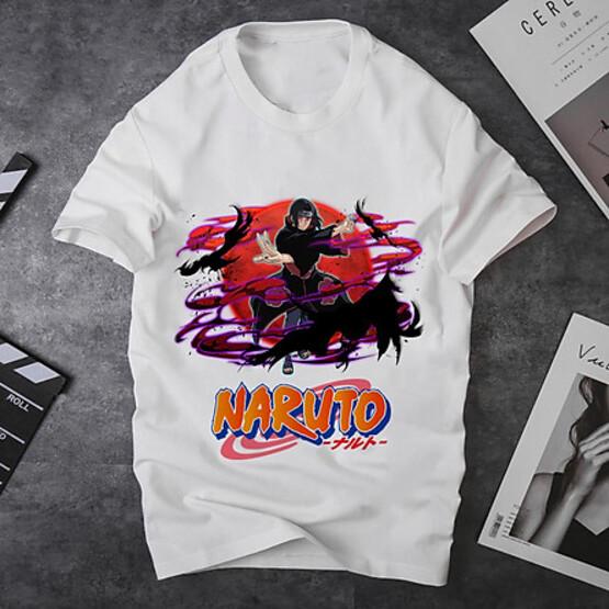 Áo thun Nam Nữ Không cổ NARUTO  MSOP-06 mẫu mới cực đẹp, có size bé cho trẻ em / áo thun Anime Manga Unisex Nam Nữ, áo phông thiết kế cổ tròn basic cộc tay thoáng mát