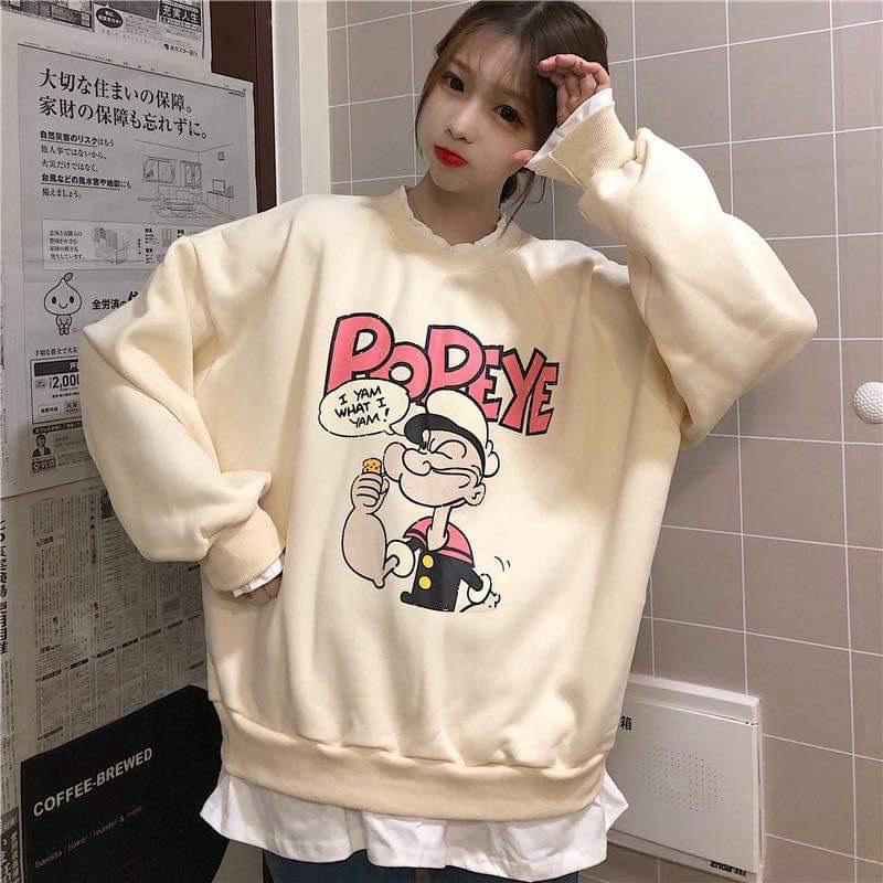 ÁO SWEATER NỮ VẢI NỈ BÔNG SIZE TỪ 35-70KG